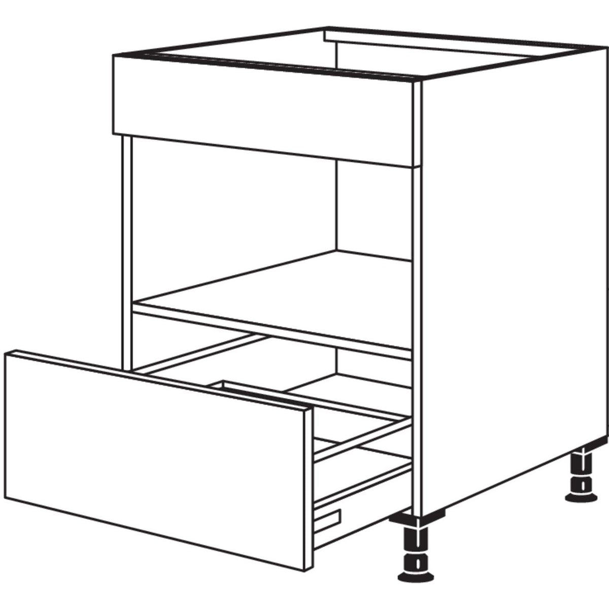 Nobilia XL-Herd-Umbauschrank HUA-X 33323