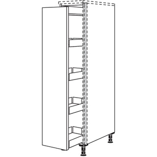 nobilia XL-Highboard Apothekerschrank NHSAF40-X 40 cm - Structura | 382