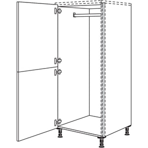 Nobilia XL-Highboard Garderobenschrank NHSWG60-X 095
