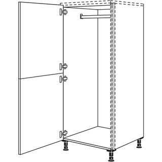 nobilia XL-Highboard Garderobenschrank NHSWG60-X 60 cm - Focus | 312