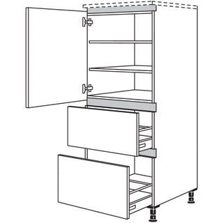 nobilia XL-Highboard NH2A40-X 40 cm - Natura | 157