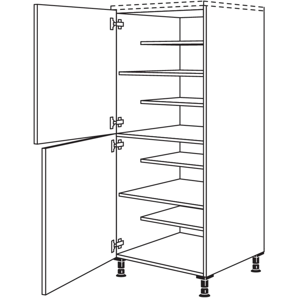 Nobilia XL-Highboard Schuhschrank HDWS60-X 287