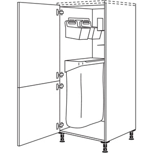 Nobilia XL-Highboard mit Ordnungssystem Laundry-Area HOS50-X 33575