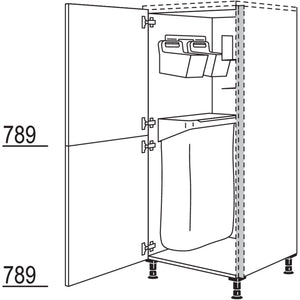 Nobilia XL-Highboard mit Ordnungssystem Laundry-Area NHSOS60-X 68580