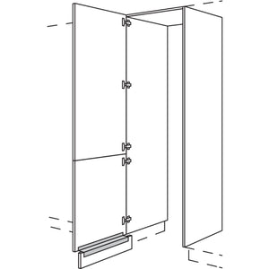 Nobilia XL-Hochschrank-Durchgangstuer HDWDT60-2X 56656