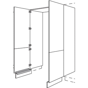 Nobilia XL-Hochschrank-Durchgangstuer HDWDT100-2X 56658