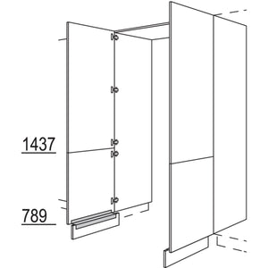 Nobilia XL-Hochschrank-Durchgangstuer HDWDT80-3X 56677