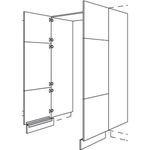Nobilia XL-Hochschrank-Durchgangstuer HWDT120-2X 56654