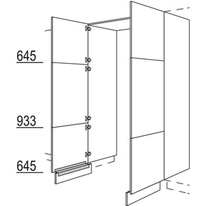 Nobilia XL-Hochschrank-Durchgangstuer HWDT80-3X 56672