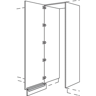 nobilia XL-Hochschrank-Durchgangstür HWDTF60-1X - Look | 099