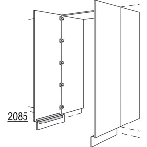 nobilia XL-Hochschrank-Durchgangstuer HWDTF80-1X 56606