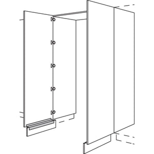 nobilia XL-Hochschrank-Durchgangstuer HWDTF120-1X 56608