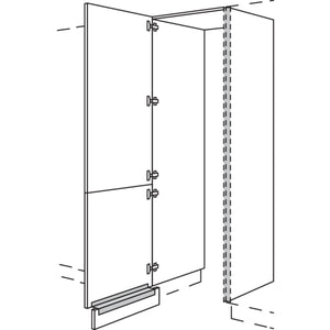 nobilia XL-Hochschrank-Durchgangstuer NHSWDT60-1X 20820