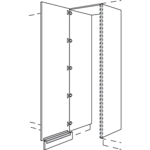 nobilia XL-Hochschrank-Durchgangstuer NHSWDTF60-3X 20882