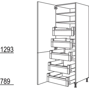 Nobilia XL-Hochschrank HDI40-1X 31247