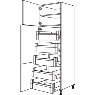 nobilia XL-colonne haute HI50-2X 50 cm - Look | 099