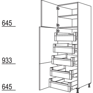 Nobilia XL-Hochschrank HI50-3X 50245