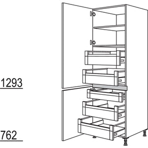 Nobilia XL-Hochschrank NHI60-1X 30317