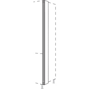 Nobilia XL-Hochschrank-Pilaster als Zwischenloesung fuer Hochschraenke- Hoehe 2X HPIZ-2X 45735