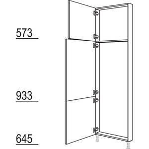 Nobilia XL-Hochschrank-Rahmenteil HRT60-2X 45860