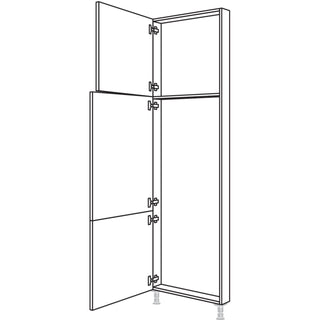 nobilia XL-Hochschrank-Rahmenteil HRT40-3X 40 cm - Look | 099