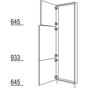 Nobilia XL-Hochschrank-Rahmenteil HRT50-3X 55859