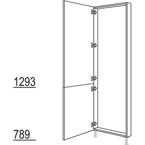 Nobilia XL-Hochschrank-Rahmenteil HRTD40-1X 30858