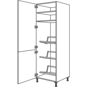 Nobilia XL-Hochschrank fuer Getraenkekisten HDGTK60-1X 34277