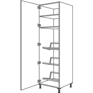 nobilia XL-Hochschrank fuer Getraenkekisten HGTKF60-3X 53210