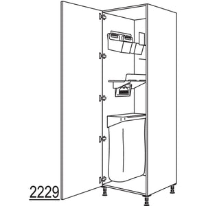 nobilia XL-Hochschrank mit Ordnungssystem Laundry-Area HOSF50-3X 51257