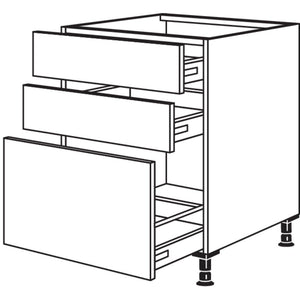 Nobilia XL-Kochstellenschrank KD2SA120-X 35366