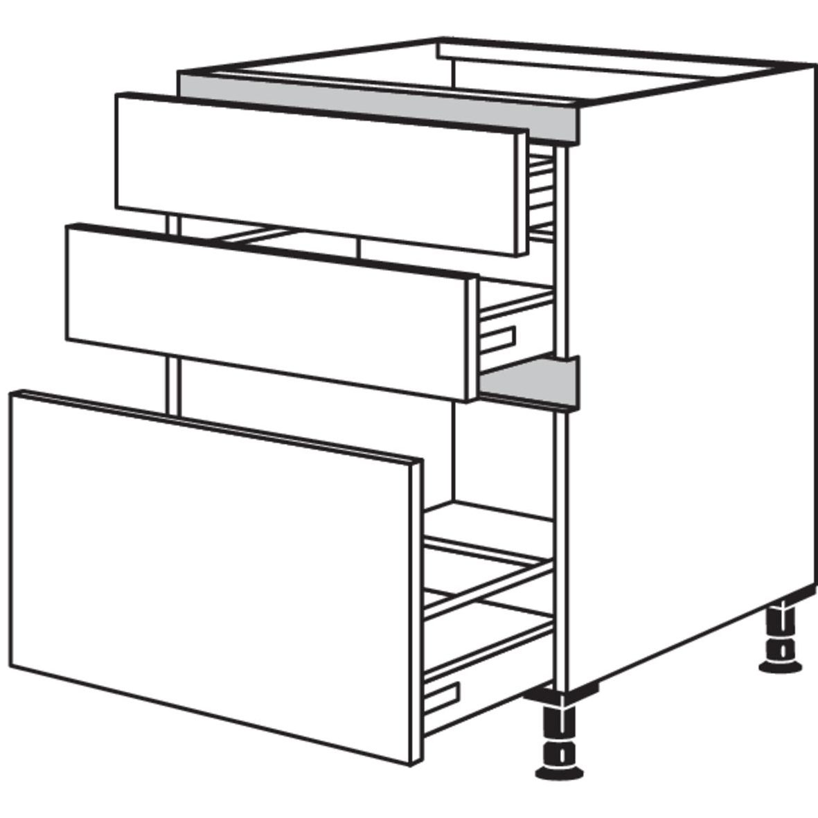 Nobilia XL-Kochstellenschrank NK2SA100-X 58351
