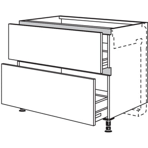 Nobilia XL-Kochstellenschrank fuer Kochfeldabzug NKM2A80-X 58338