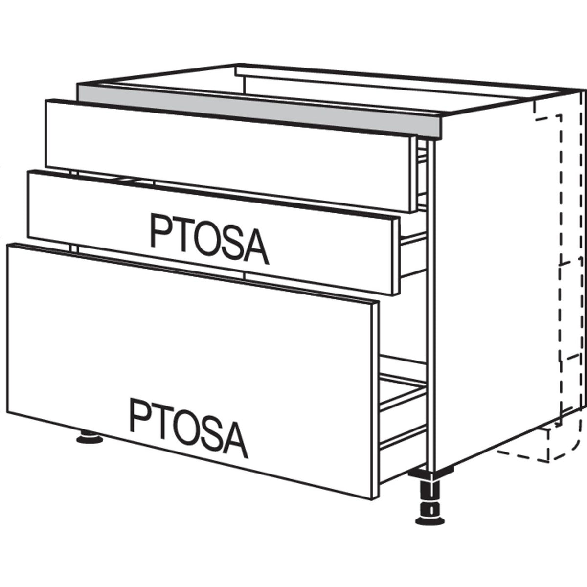 nobilia XL-Kochstellenschrank fuer Panorama-Kochfeldabzug mit vertikalem Motor LKMP2SA120-X 58317