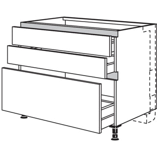 nobilia XL-kookplaatkast voor panorama-kookplaatafzuiging met verticale motor NKMP2SA100-X 100 cm - Touch | 317