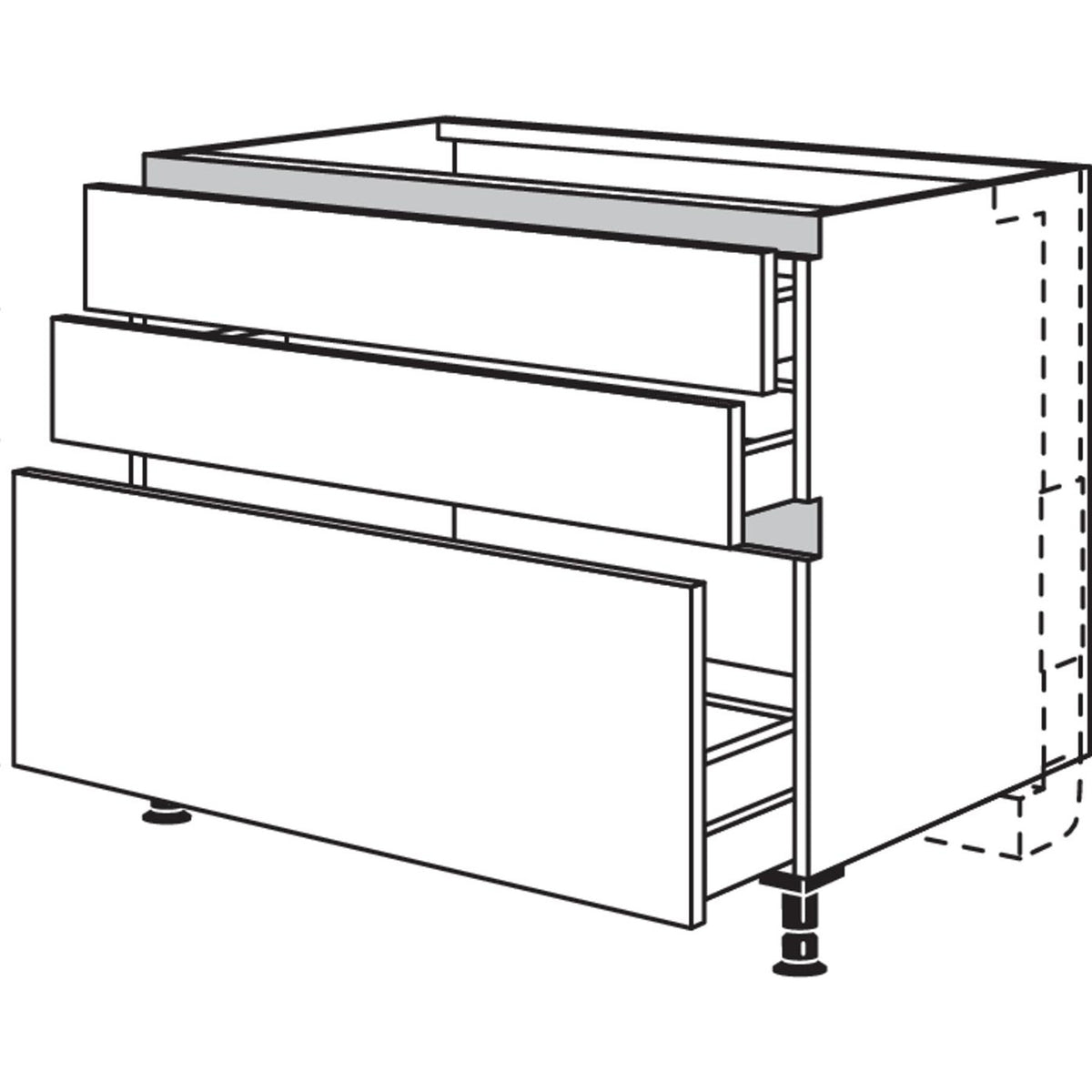 nobilia XL-Kochstellenschrank fuer Panorama-Kochfeldabzug mit vertikalem Motor NKMP2SA120-X 58328