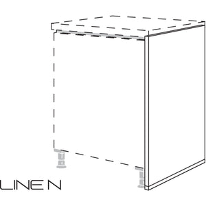 Nobilia XL-LINE N-Abschlusswange NUWA10-X 10852