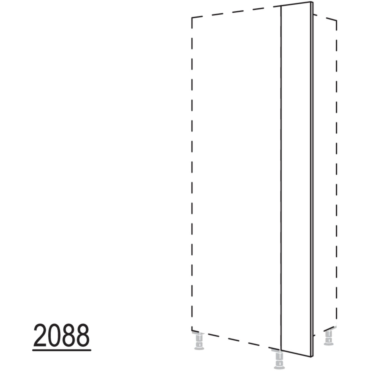 Nobilia XL-Passleiste HPK20-1X 30825