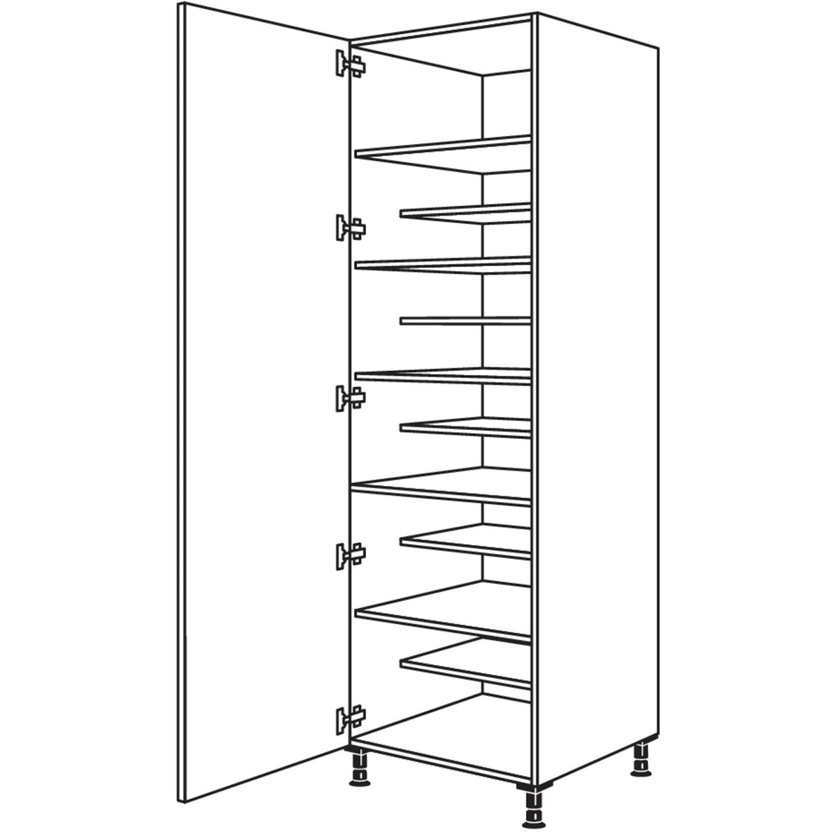 nobilia XL-Schuhschrank HWSF60-2X 40289