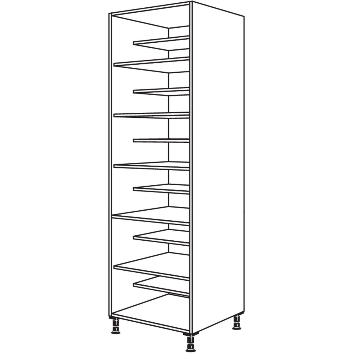 Nobilia XL-Schuhschrank HWSO60-2X 44266