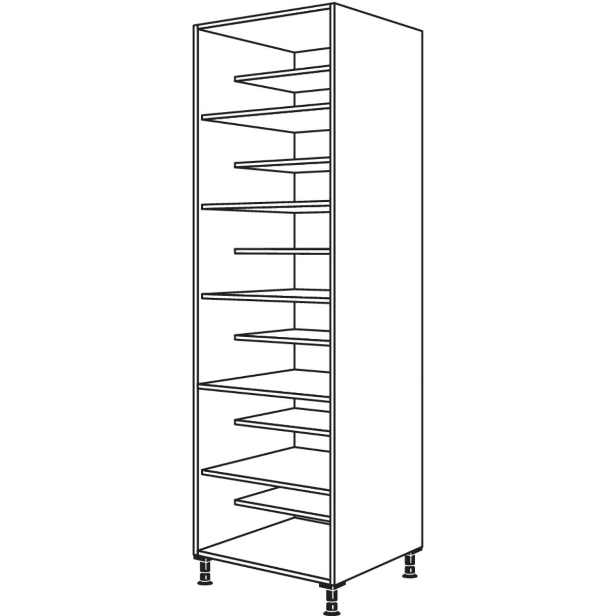 Nobilia XL-Schuhschrank HWSO60-3X 59266