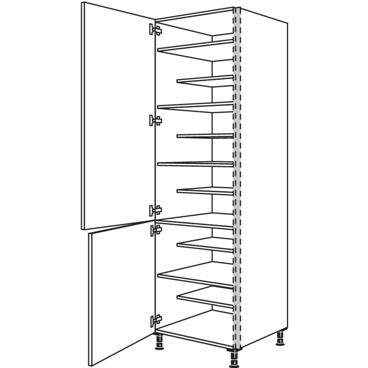 Nobilia XL-Schuhschrank NHSWS40-3X 56198