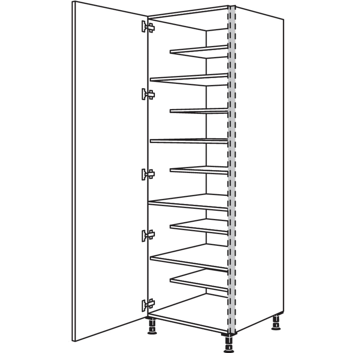 nobilia XL-Schuhschrank NHSWSF40-1X 34994