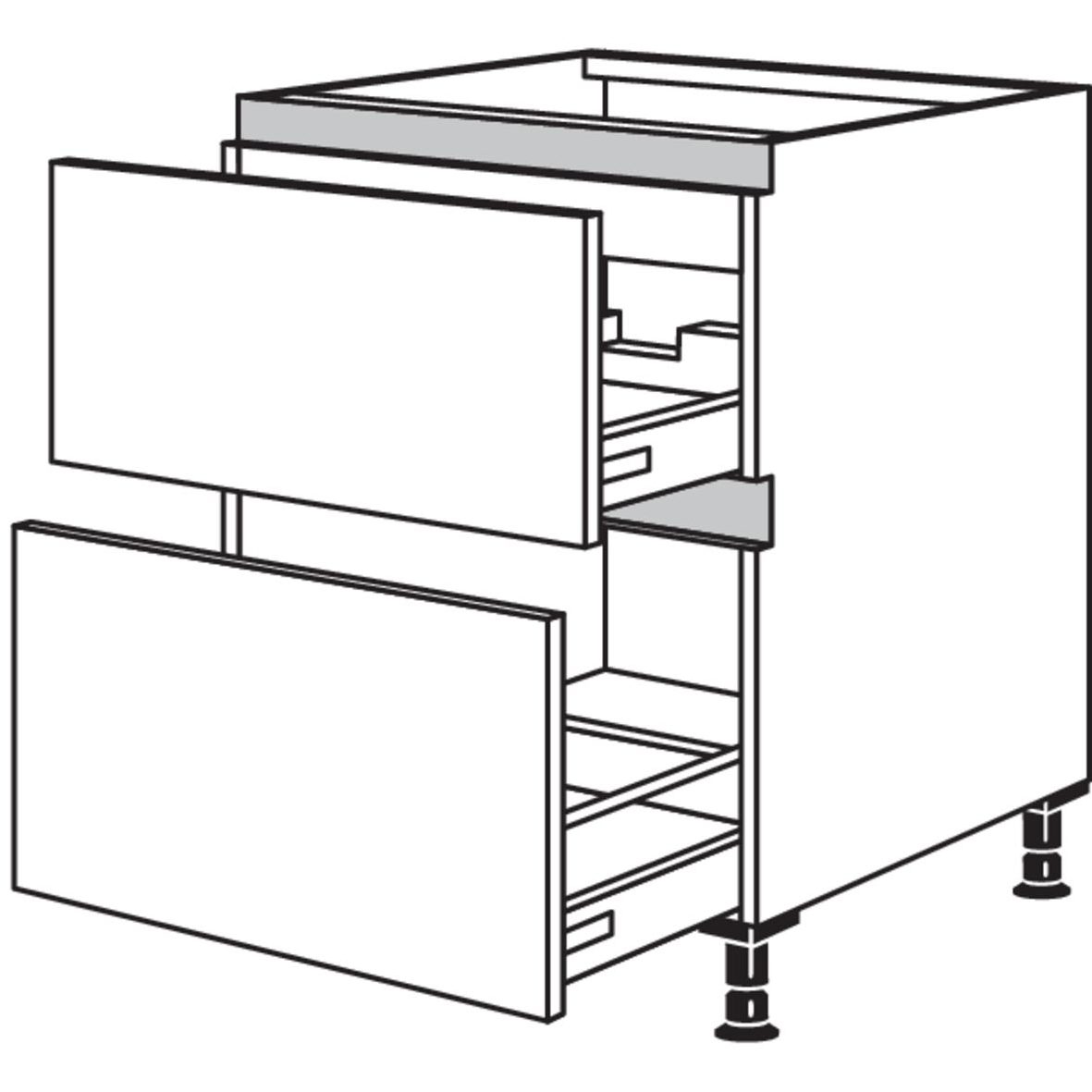 Nobilia XL-Spuelen-Auszugschrank NSPUASA60-X 55226