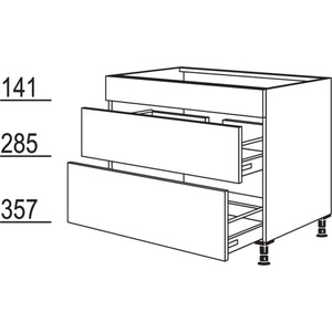 Nobilia XL-Spuelen-Auszugschrank SPU2A60-X 37194