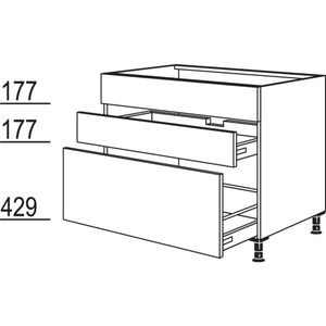 Nobilia XL-Spuelen-Auszugschrank SPUDSA120-X 34248