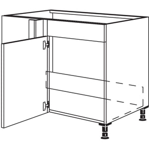 Nobilia XL-Spuelen-Eckschrank SPUE100-60-X 33164