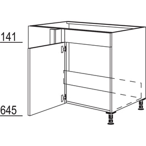 Nobilia XL-Spuelen-Eckschrank SPUE90-40-X 33153