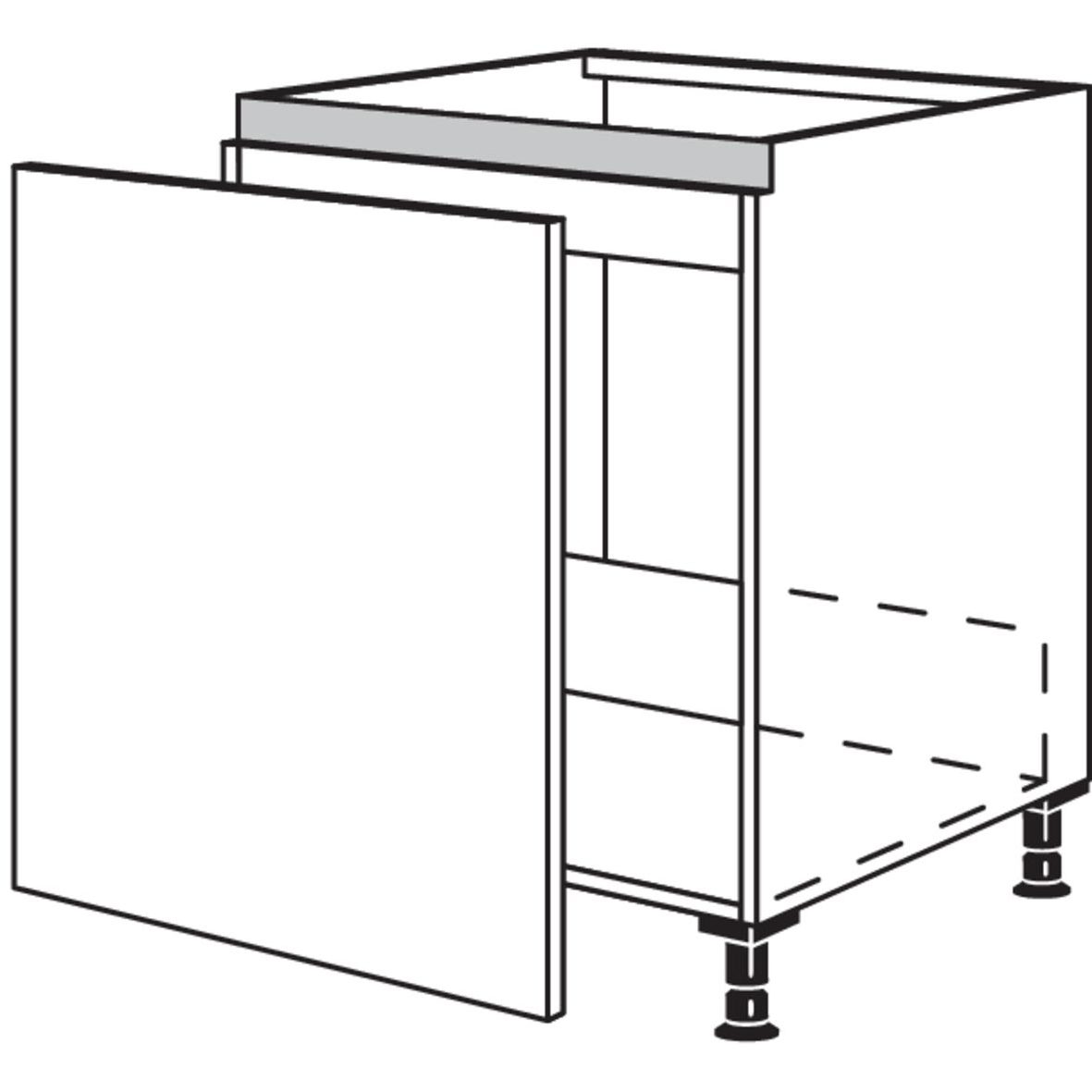 Nobilia XL-Spuelenschrank NSPUAL40-X 55193