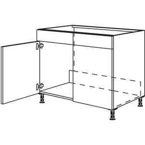 Nobilia XL-Spuelenschrank SPU90-X 33161